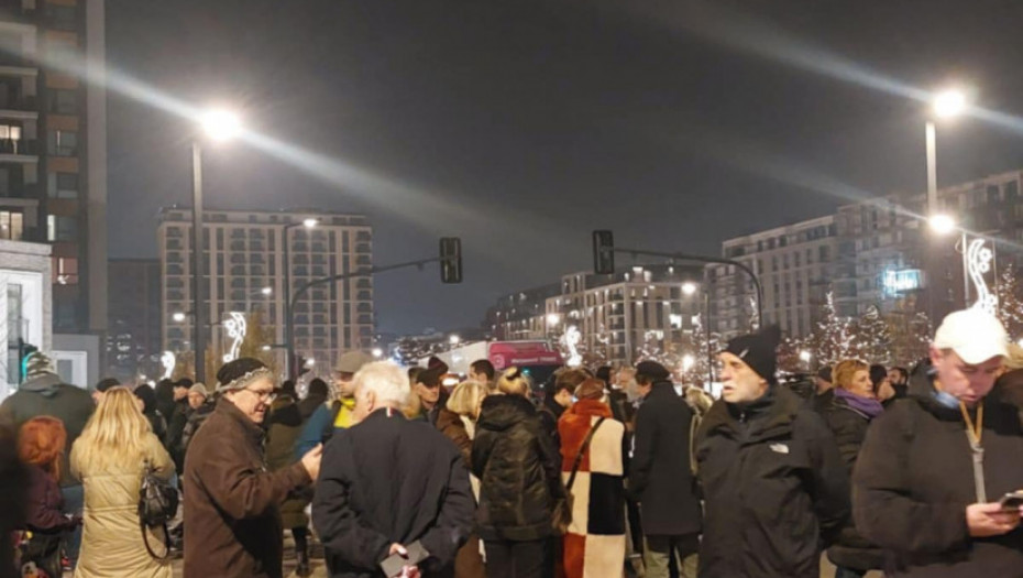 Blokada u Beogradu na vodi: Završen dvočasovni protest u organizaciji inicijative "Most ostaje"