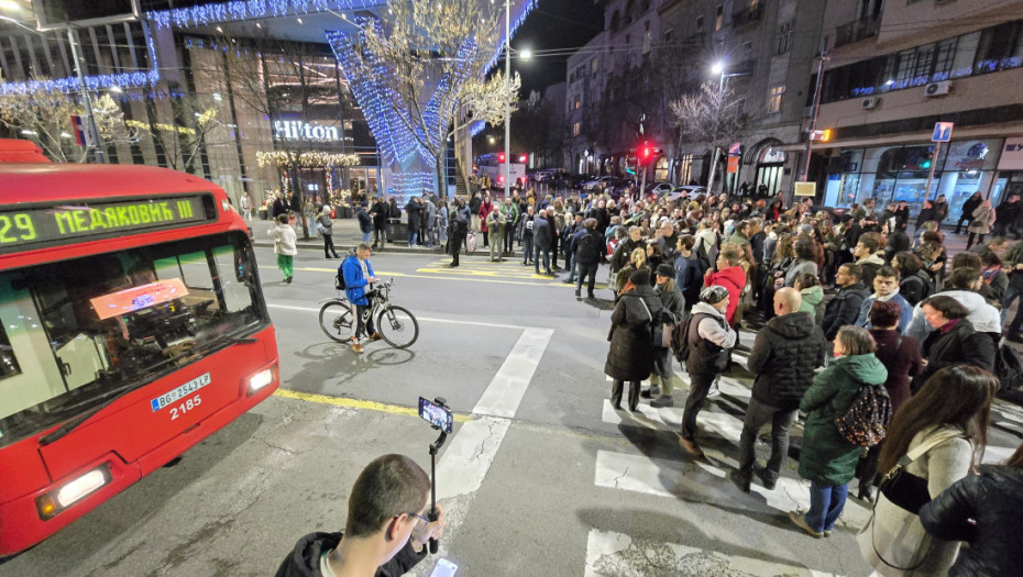 Protest u Beogradu: Ekološki aktivisti ušli u hotel gde se održava novogodišnji koktel kompanije Rio Tinto