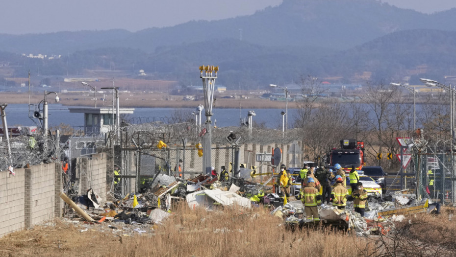 U avionskoj nesreći u Južnoj Koreji poginulo 179 osoba, dvoje preživelih