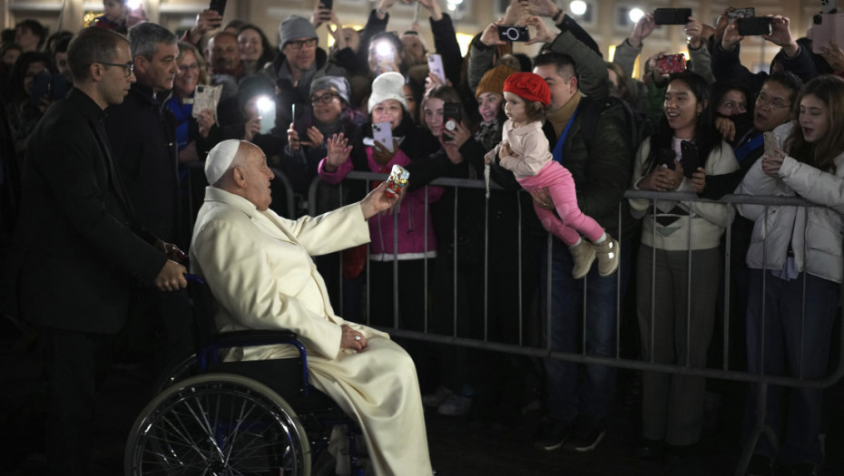 Papa Franja pozvao ''hrišćane i nehrišćane'' na prevazilaženje sukoba i izgradnju mira