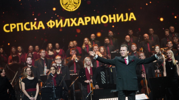 Novogodišnji koncert Srpske filharmonije održan u beogradskom Sava centru