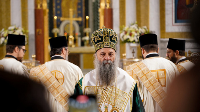 Patrijarh Porfirije na liturgiji u Hramu Svetog Save: Budite pravedniji i bolji