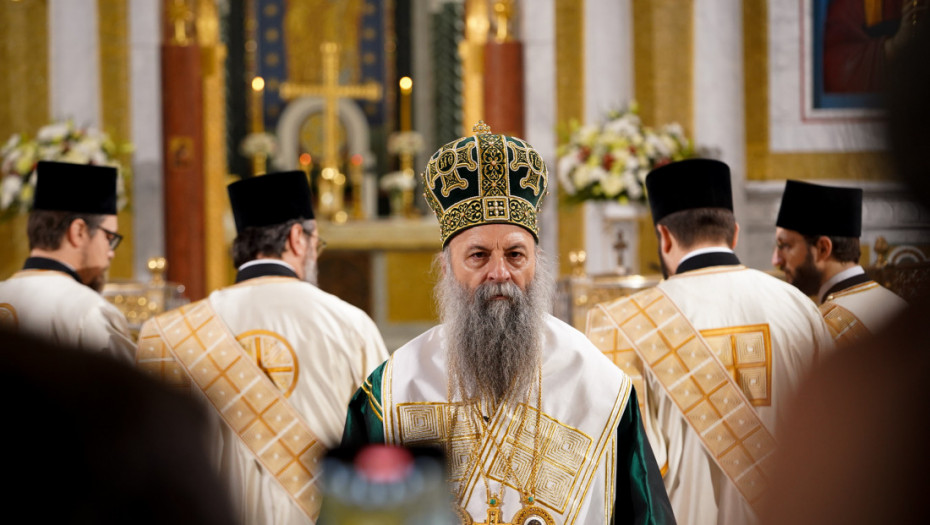 Patrijarh Porfirije na liturgiji u Hramu Svetog Save: Budite pravedniji i bolji