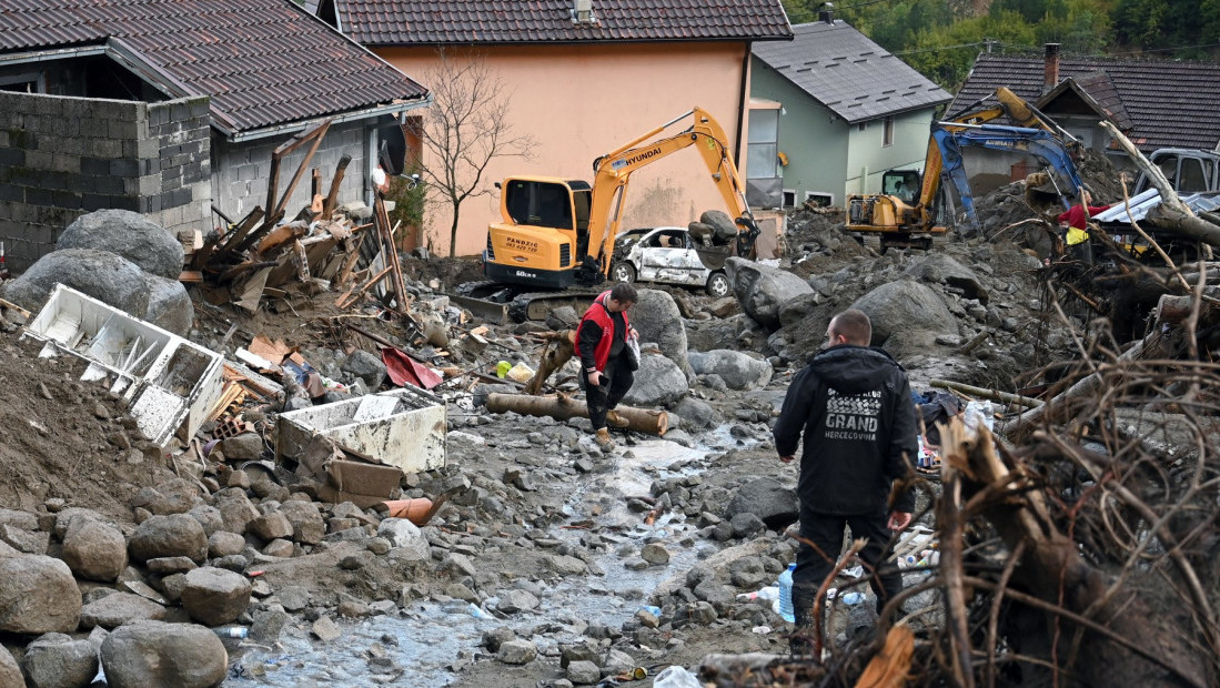 Poplavljene kuće na području Konjica, nadležni na terenu