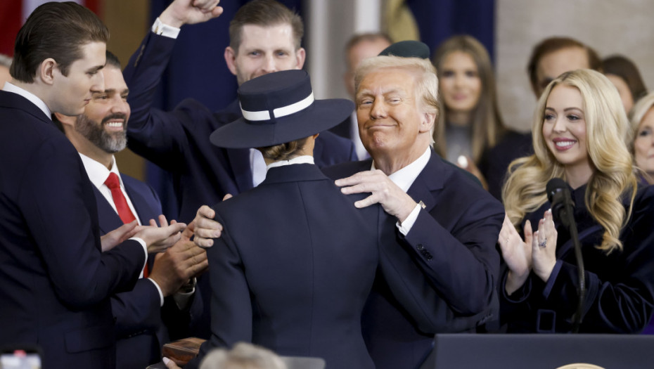 Kako je izgledala inauguracija Donalda Trampa: Fotografije koje su obeležile povratak u Belu kuću