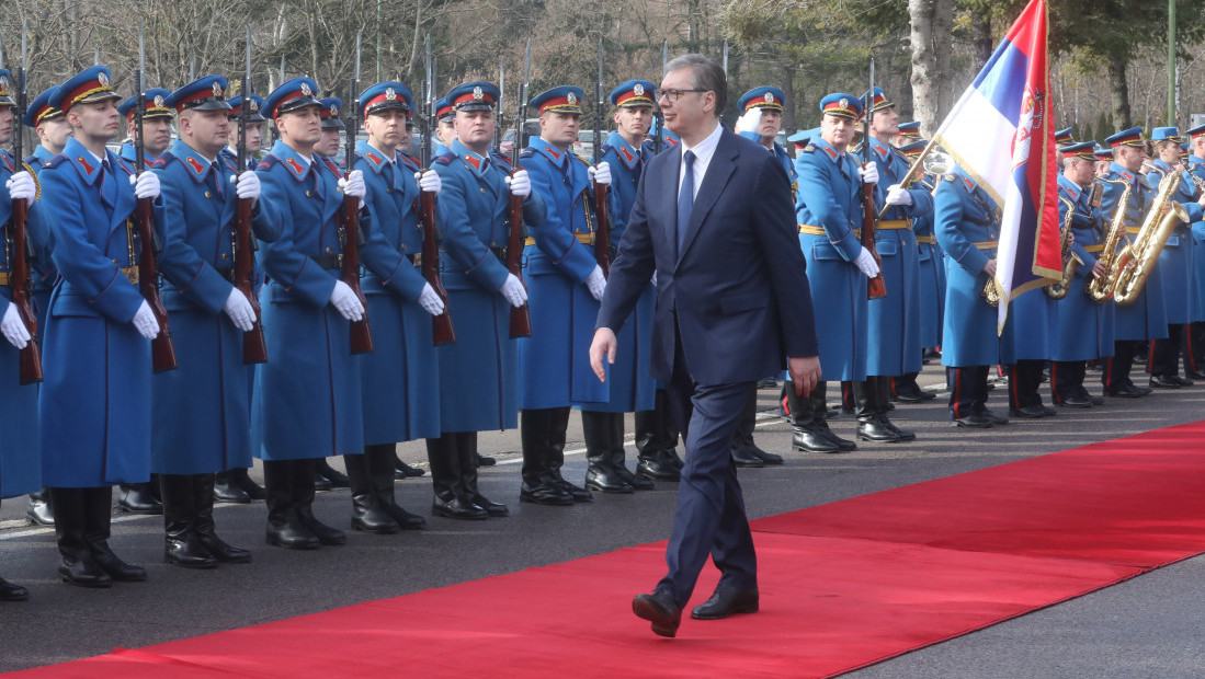 Vučić prisustvovao redovnoj godišnjoj analizi stanja i sposobnosti Vojske Srbije