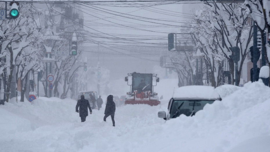 U Japanu zabeležene rekordne snežne padavine: Meteorolozi upozoravaju da stiže najhladnija vazdušna masa ove zime