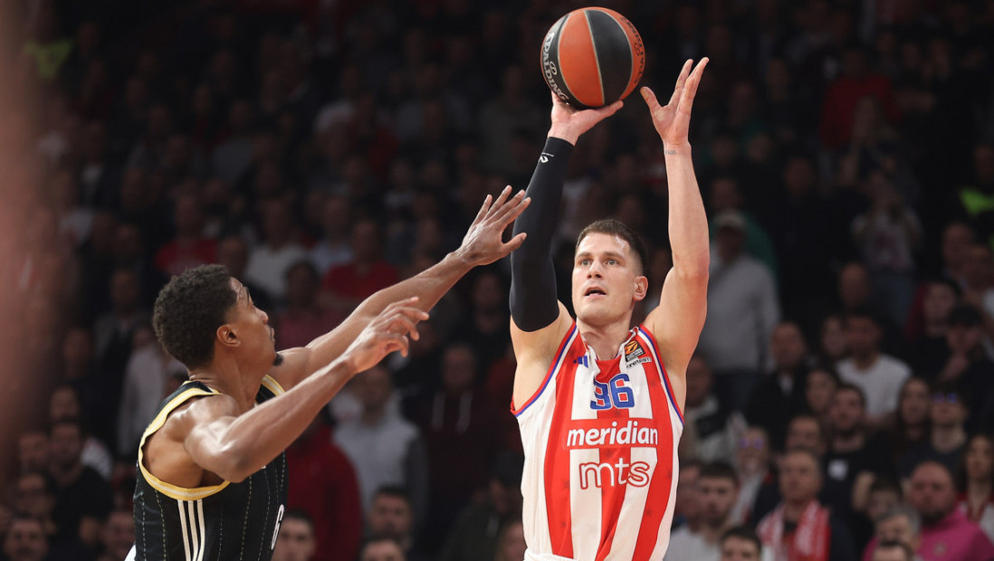 Crvena zvezda ubedljivo savladala Asvel i dodatno učvrstila poziciju koja vodi u plej-of Evrolige