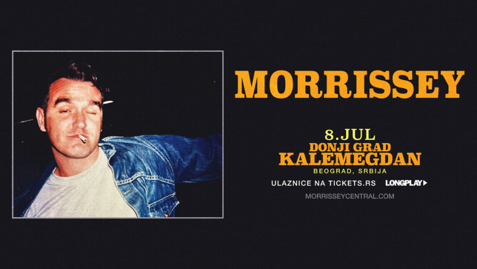 Legendarni Morrissey nastupa 8. jula na Kalemegdanu!