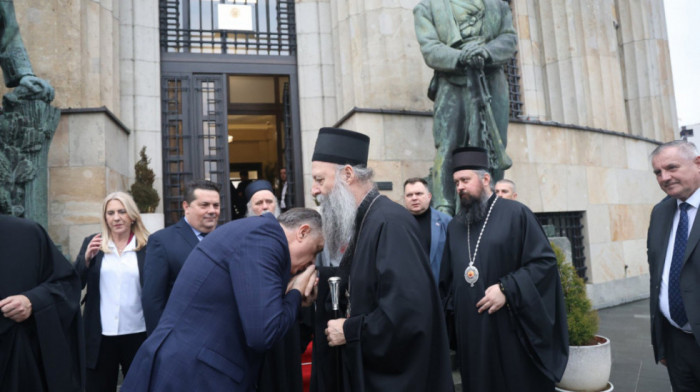 Patrijarh stigao u Banjaluku, sastao se sa Dodikom u Palati Republike