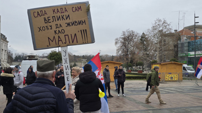 Počeo protest studenata u blokadi u Nišu