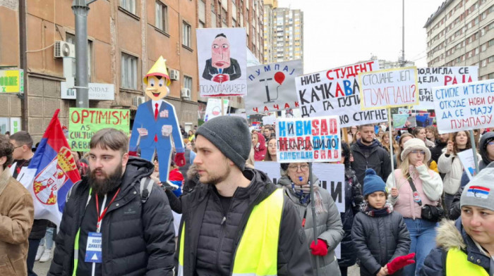 Počeo protest studenata u blokadi u Nišu