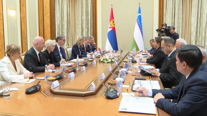 Vučić nastavlja posetu Uzbekistanu: Sastao se sa predsedavajućom parlamenta Uzbekistana Narabaevom (FOTO)